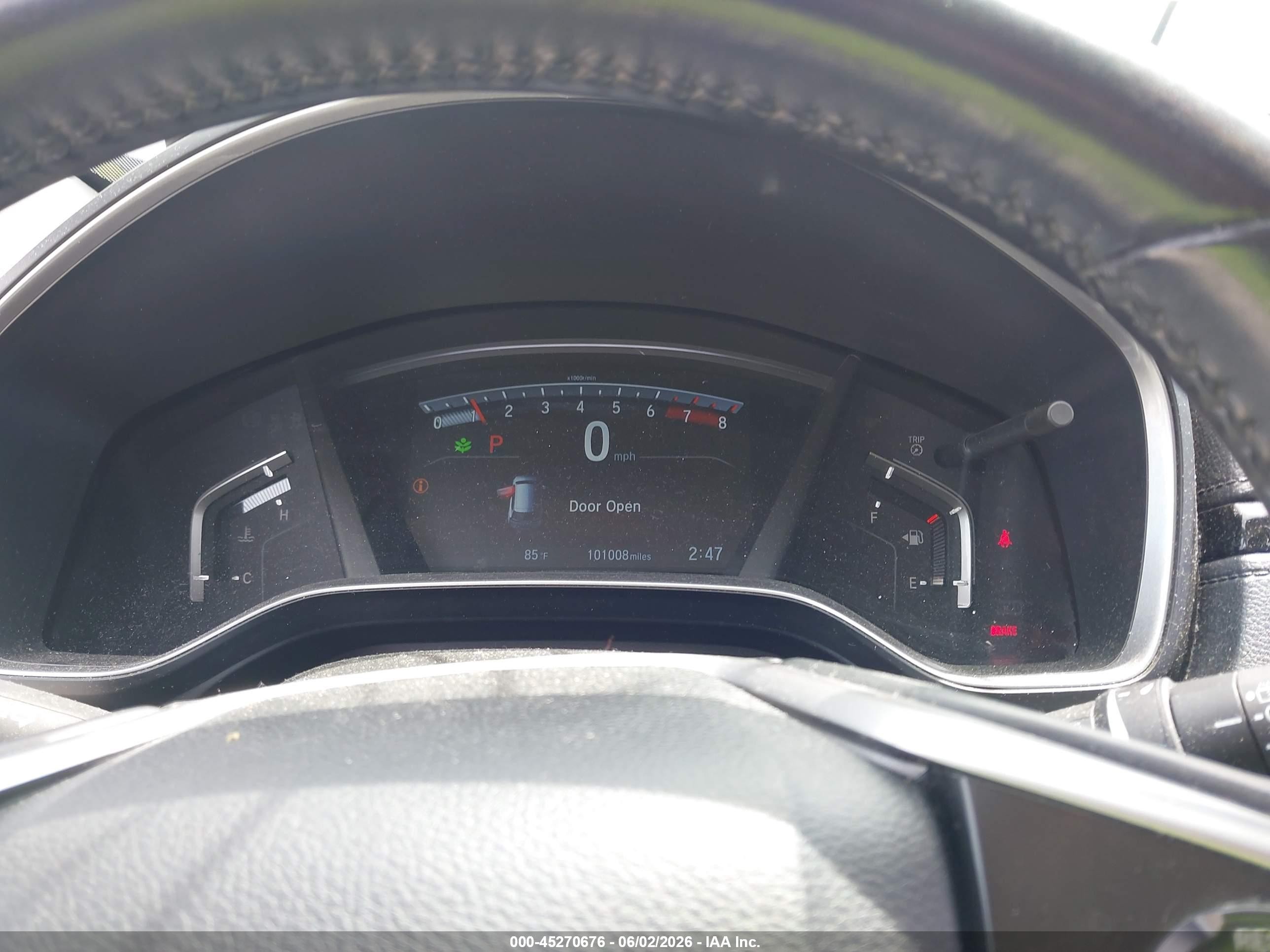 2019 Honda Cr-v Ex-l Gray vin: 5J6RW2H83KL022470
