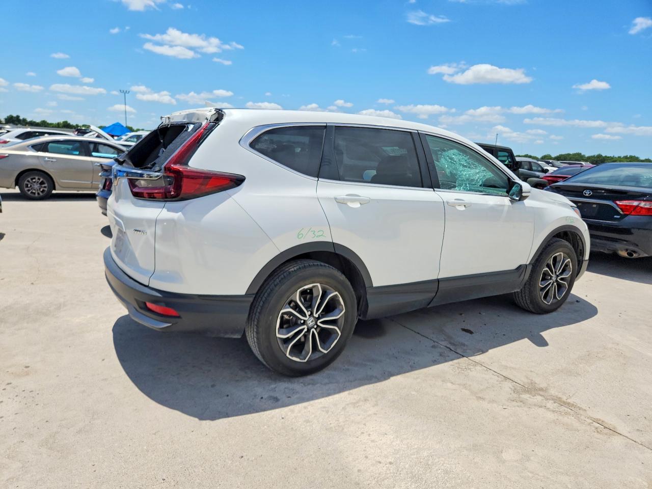 2020 Honda Cr-v Exl White vin: 5J6RW2H84LA005979