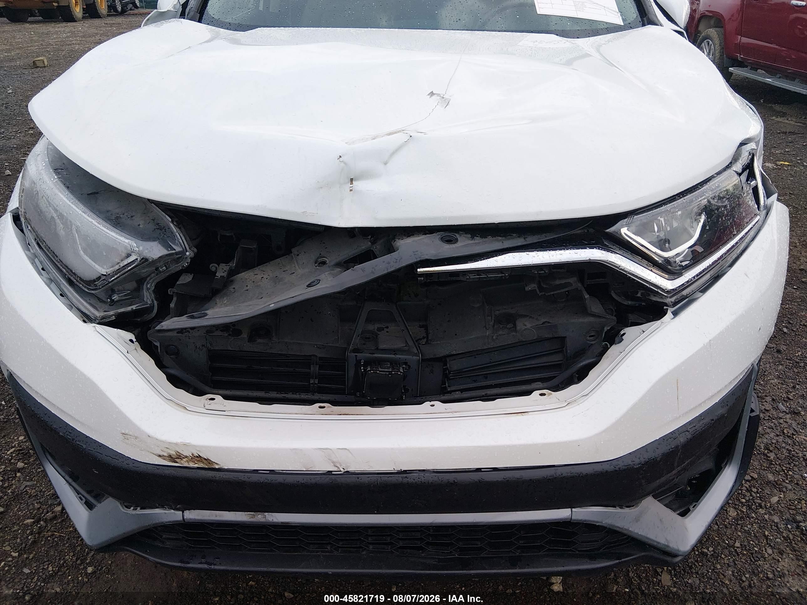 2020 Honda Cr-v Awd Ex-l White vin: 5J6RW2H84LL035200