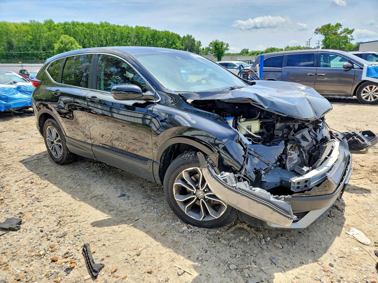 2022 Honda Cr-v Exl Black vin: 5J6RW2H84NA000624