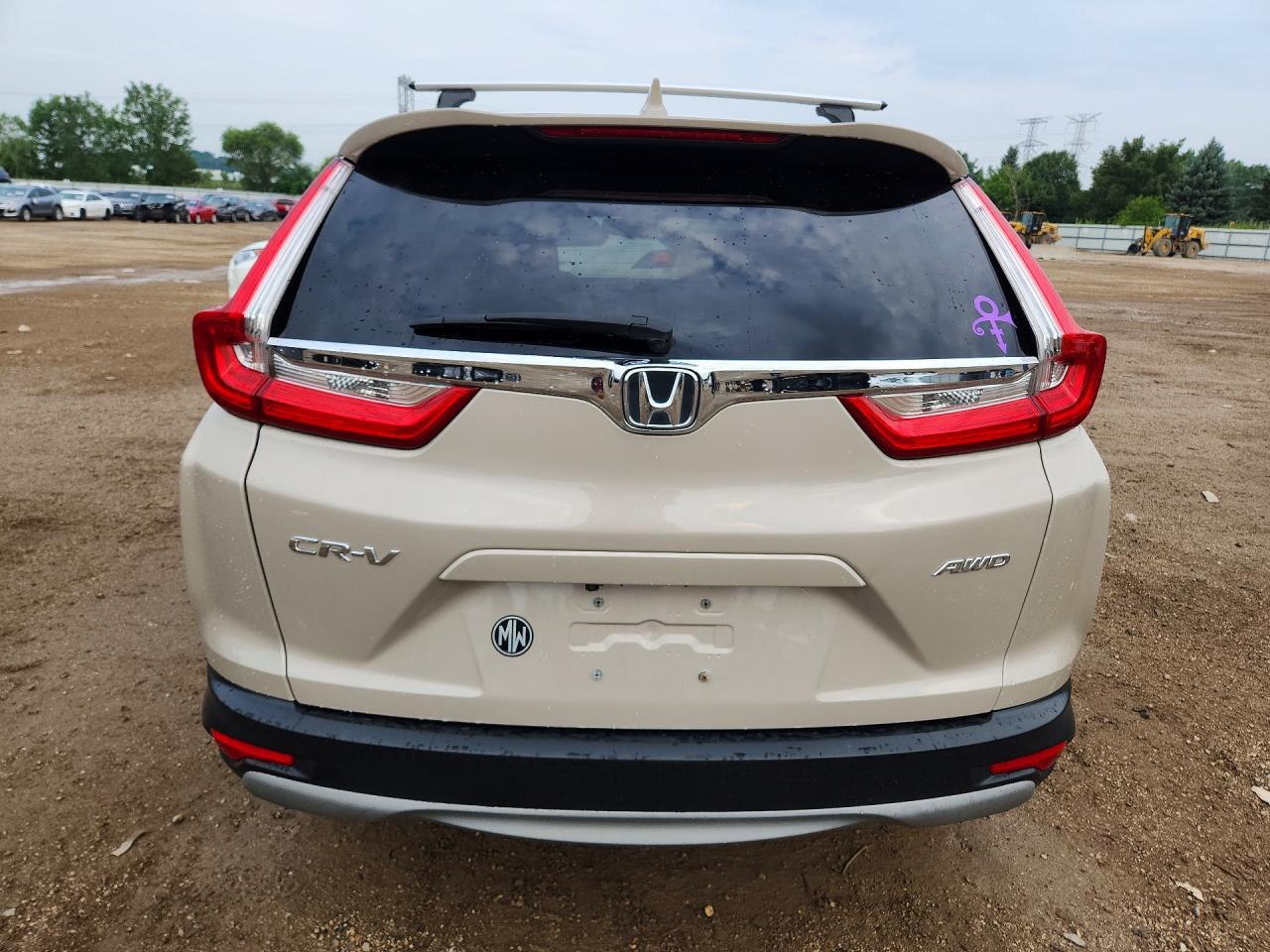 2018 Honda Cr-v Exl Кремовый vin: 5J6RW2H85JL023330