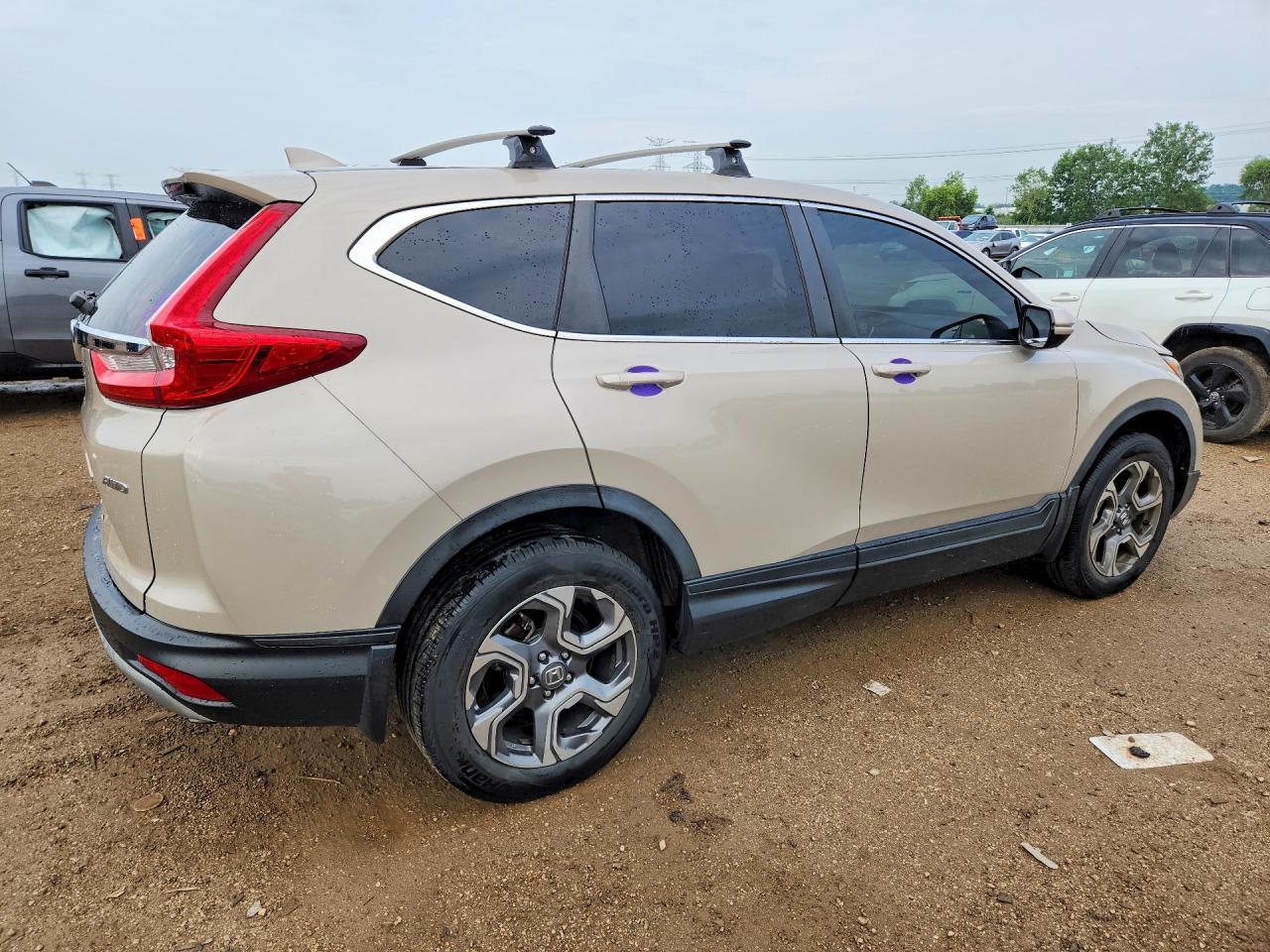 2018 Honda Cr-v Exl Кремовый vin: 5J6RW2H85JL023330