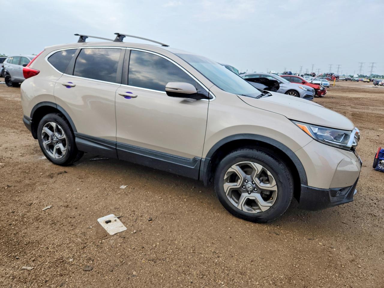 2018 Honda Cr-v Exl Кремовый vin: 5J6RW2H85JL023330