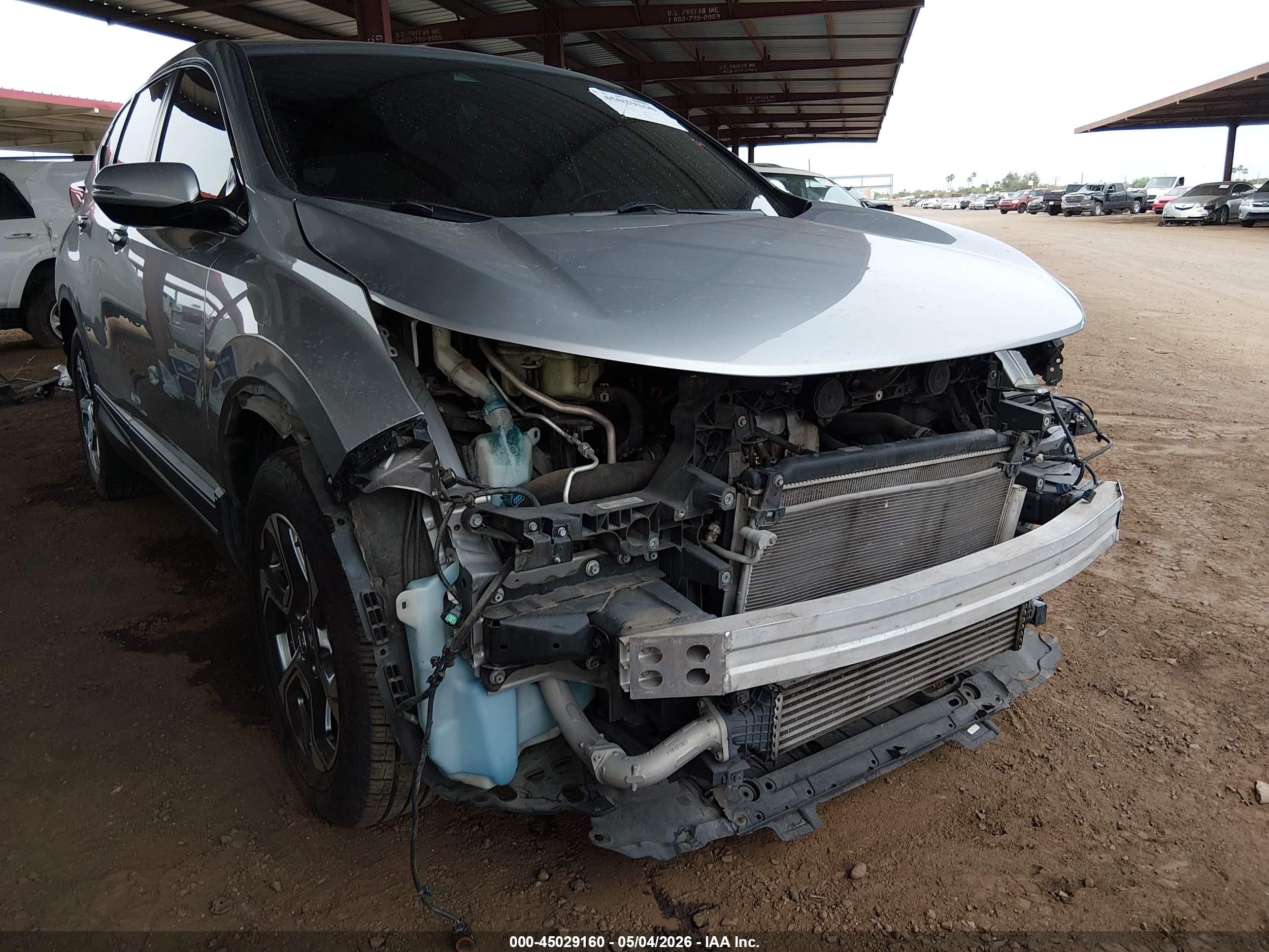 2017 Honda Cr-v Ex-l/ex-l Navi Серебряный vin: 5J6RW2H86HL008250