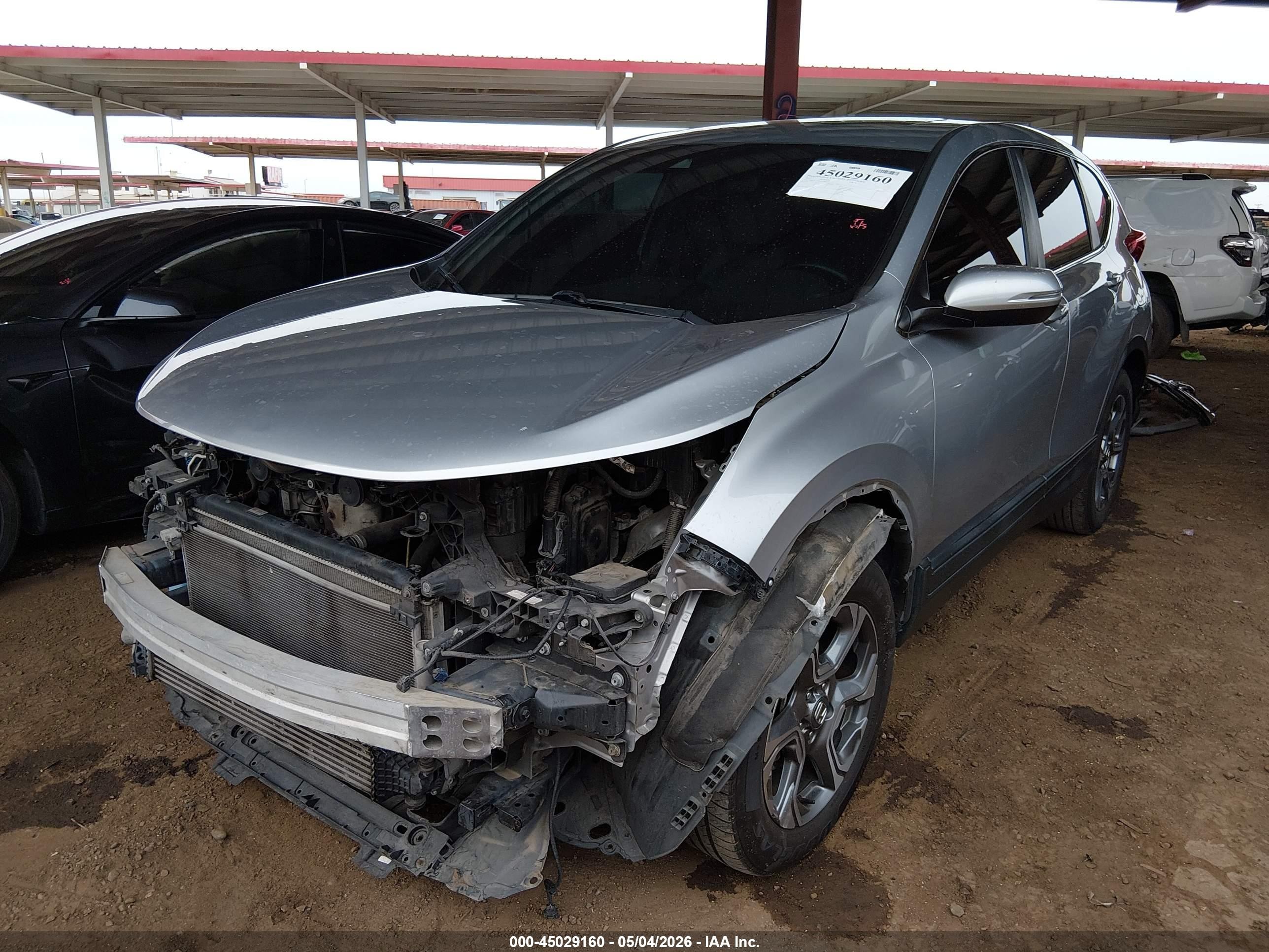 2017 Honda Cr-v Ex-l/ex-l Navi Серебряный vin: 5J6RW2H86HL008250