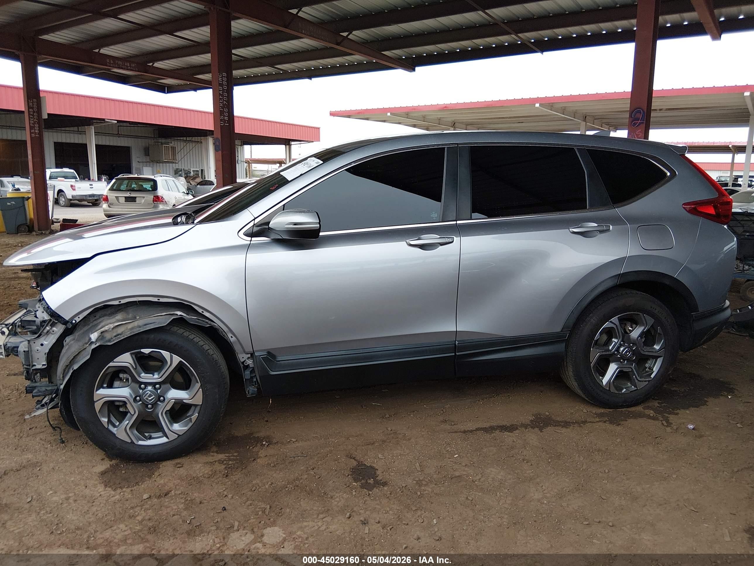 2017 Honda Cr-v Ex-l/ex-l Navi Серебряный vin: 5J6RW2H86HL008250