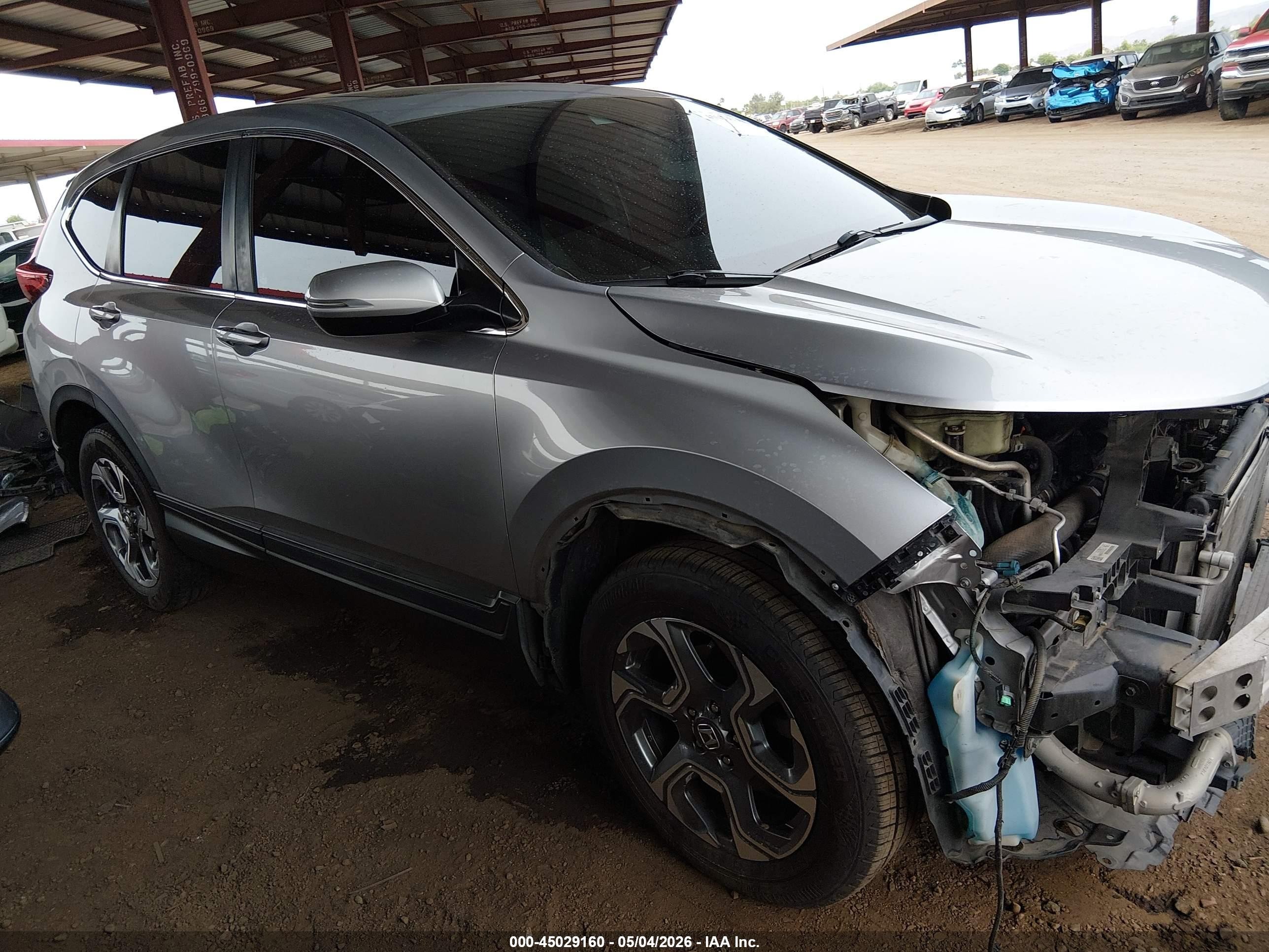 2017 Honda Cr-v Ex-l/ex-l Navi Серебряный vin: 5J6RW2H86HL008250
