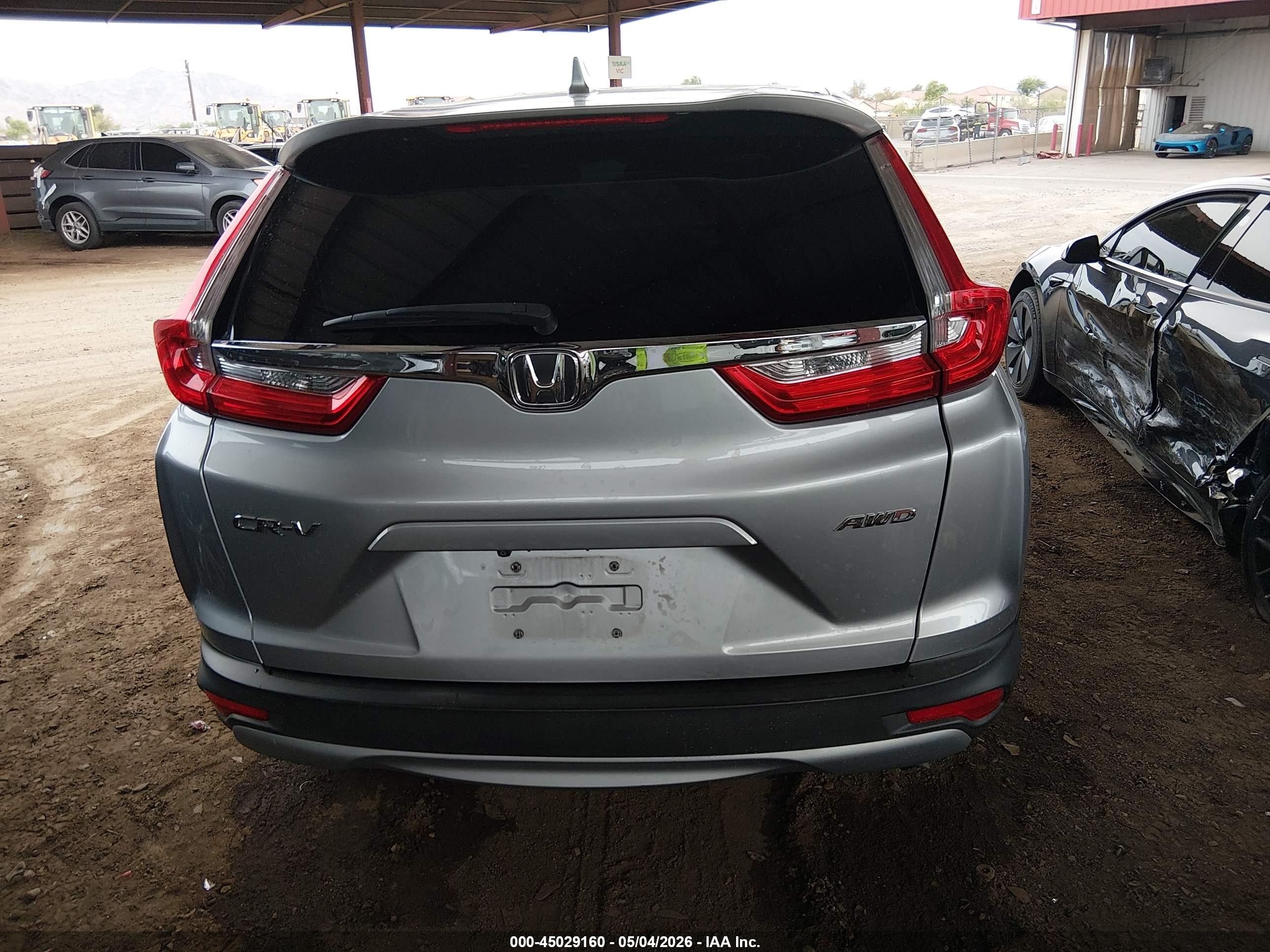 2017 Honda Cr-v Ex-l/ex-l Navi Серебряный vin: 5J6RW2H86HL008250