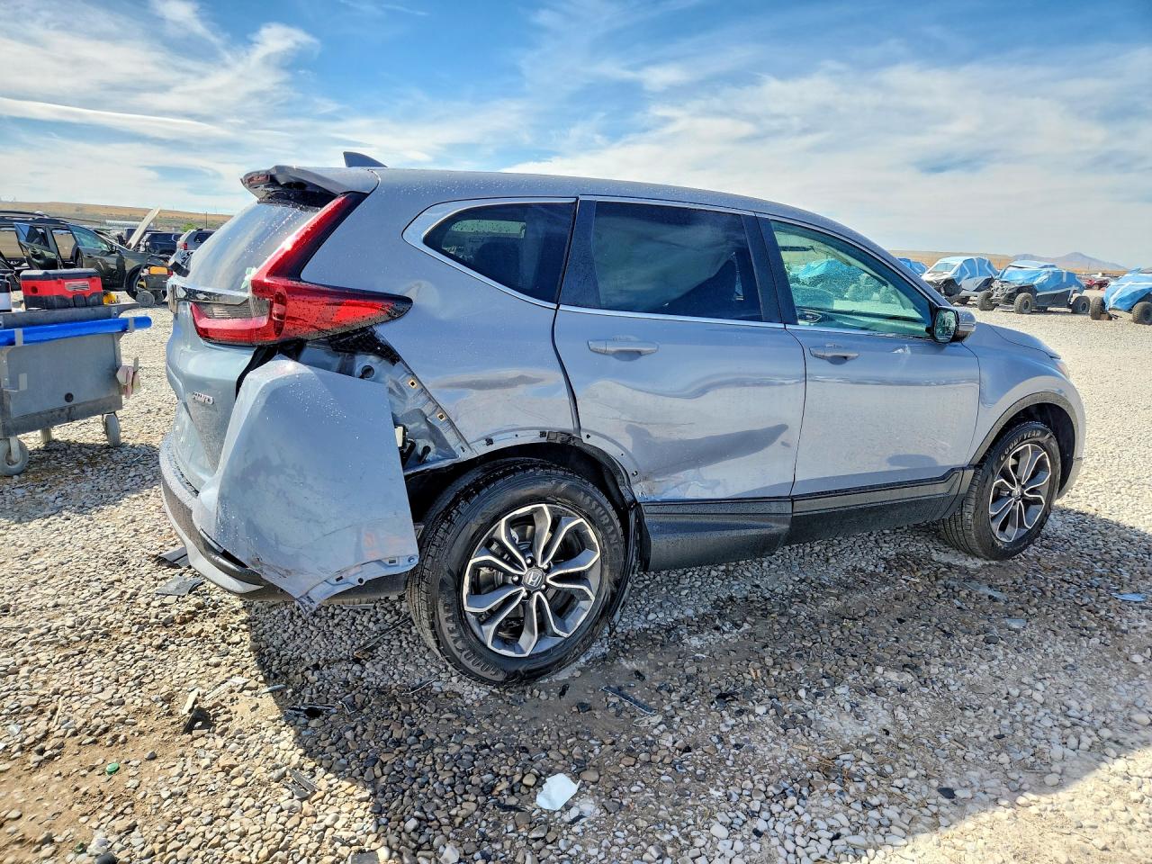 2020 Honda Cr-v Exl Teal vin: 5J6RW2H86LA006759