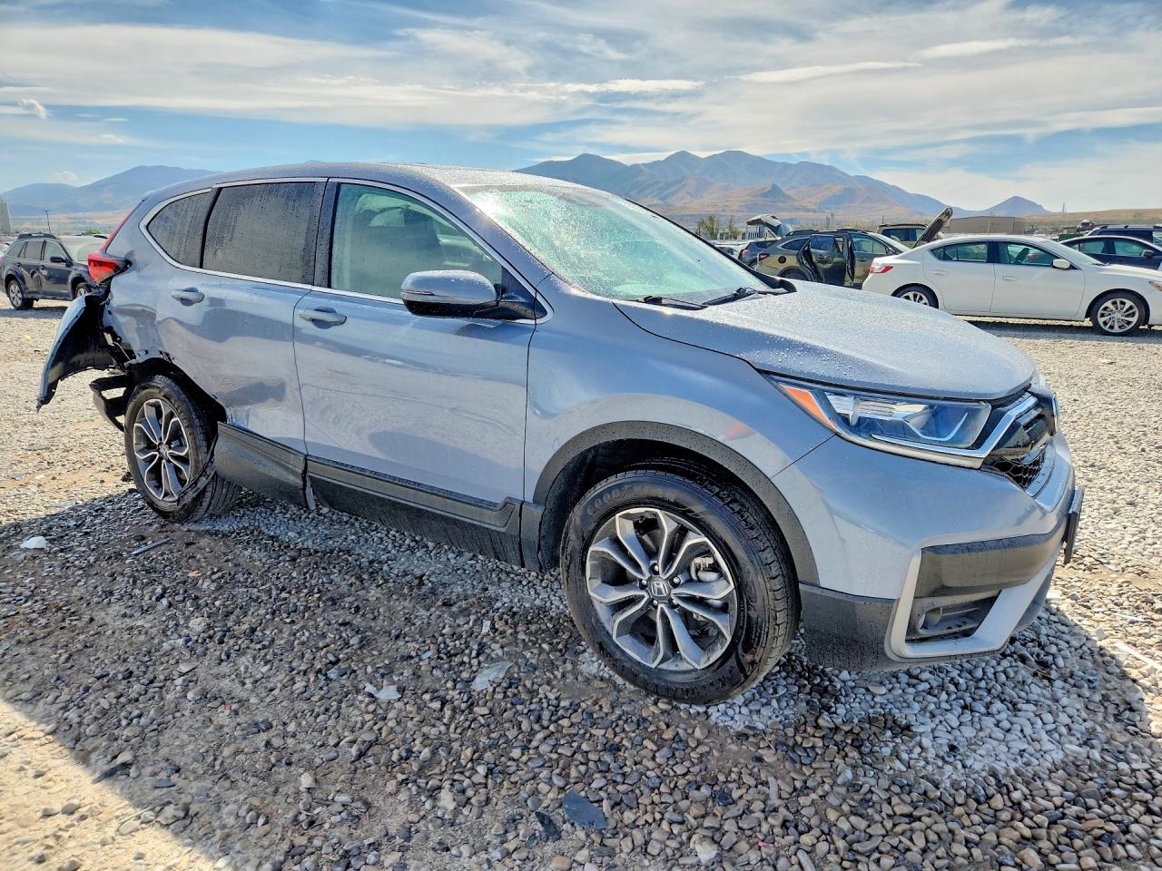 2020 Honda Cr-v Exl Teal vin: 5J6RW2H86LA006759