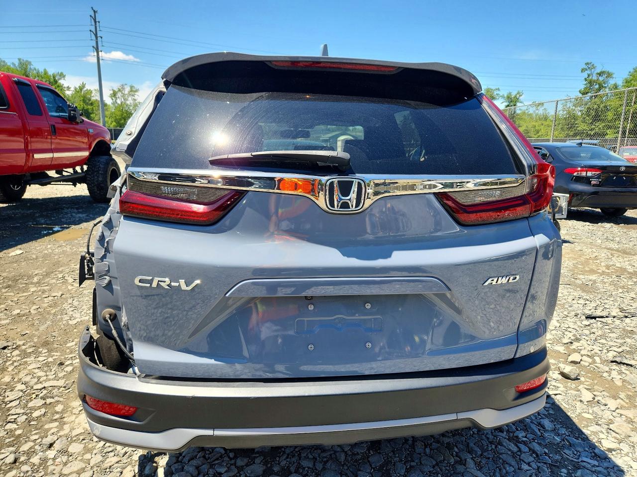 2021 Honda Cr-v Exl Gray vin: 5J6RW2H87MA003418