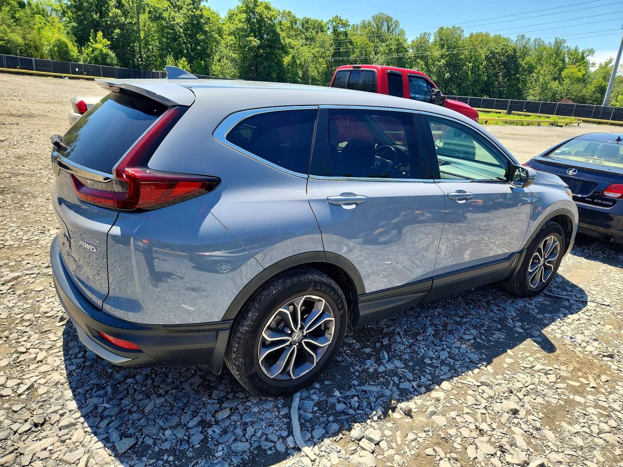 2021 Honda Cr-v Exl Gray vin: 5J6RW2H87MA003418