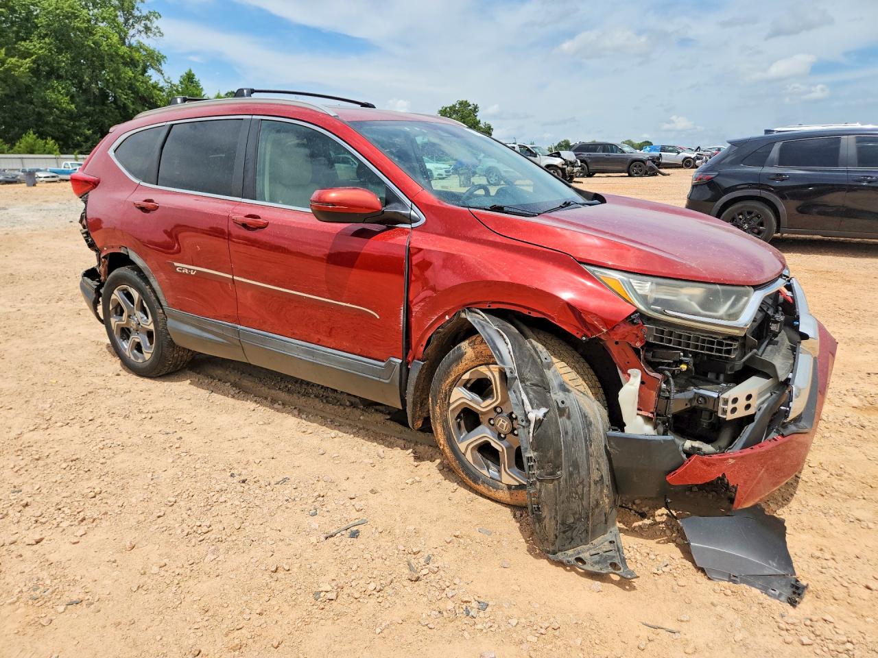 2018 Honda Cr-v Exl Orange vin: 5J6RW2H89JL005400