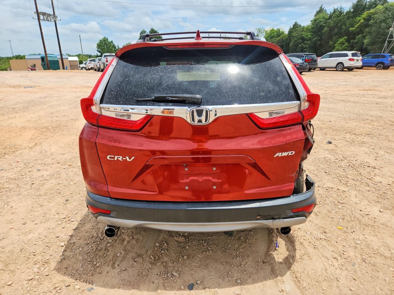 2018 Honda Cr-v Exl Orange vin: 5J6RW2H89JL005400
