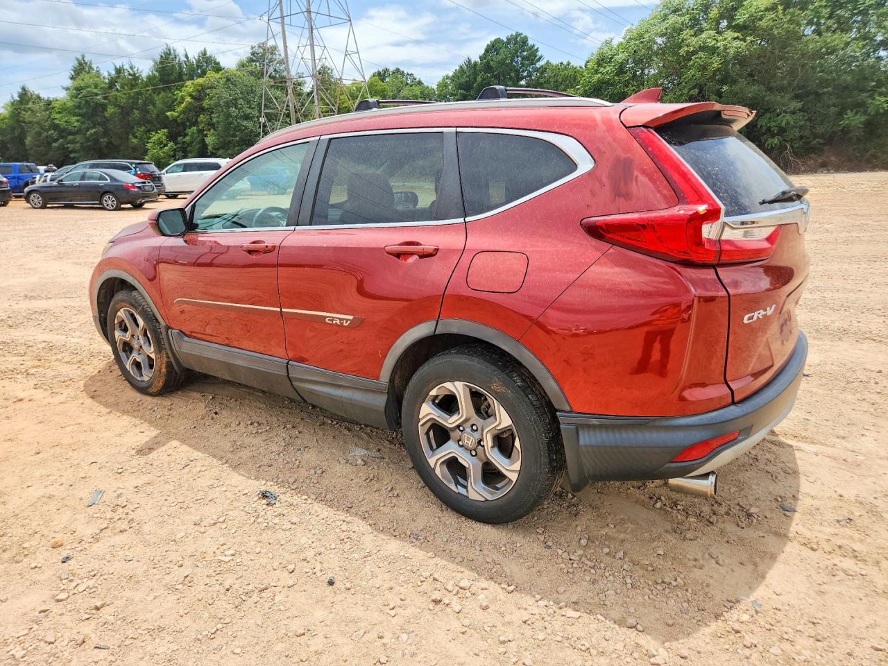 2018 Honda Cr-v Exl Orange vin: 5J6RW2H89JL005400
