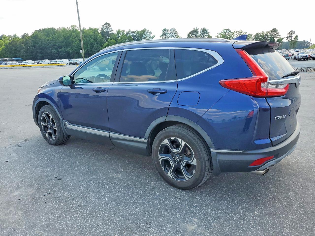 2017 Honda Cr-v Touring Blue vin: 5J6RW2H94HL032300