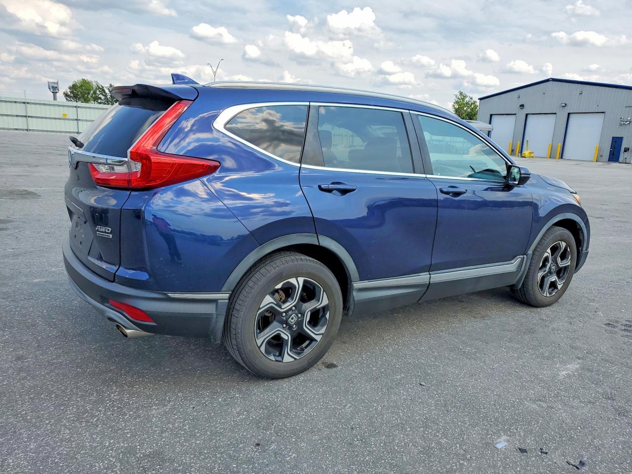 2017 Honda Cr-v Touring Blue vin: 5J6RW2H94HL032300