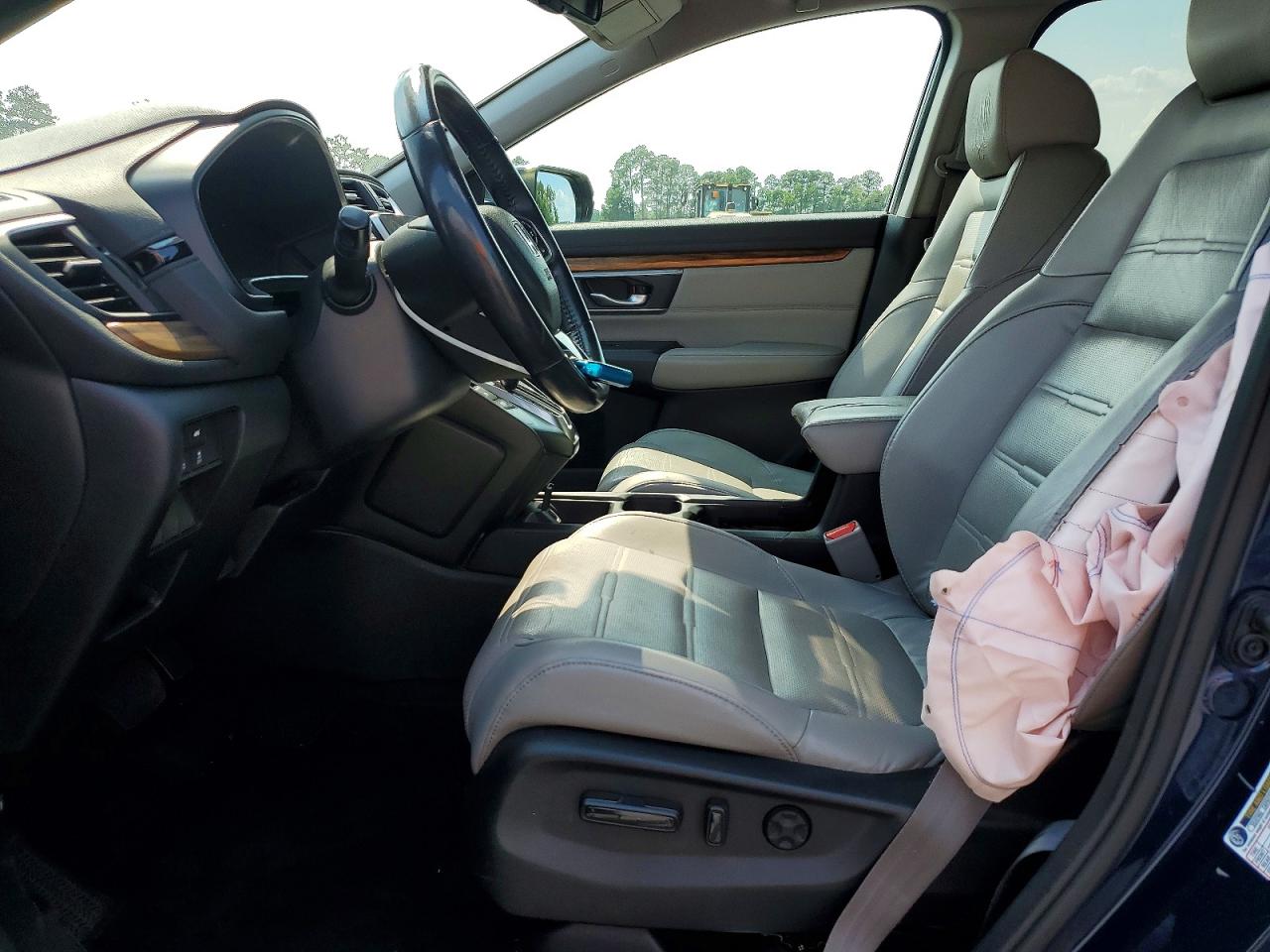 2017 Honda Cr-v Touring Blue vin: 5J6RW2H94HL032300