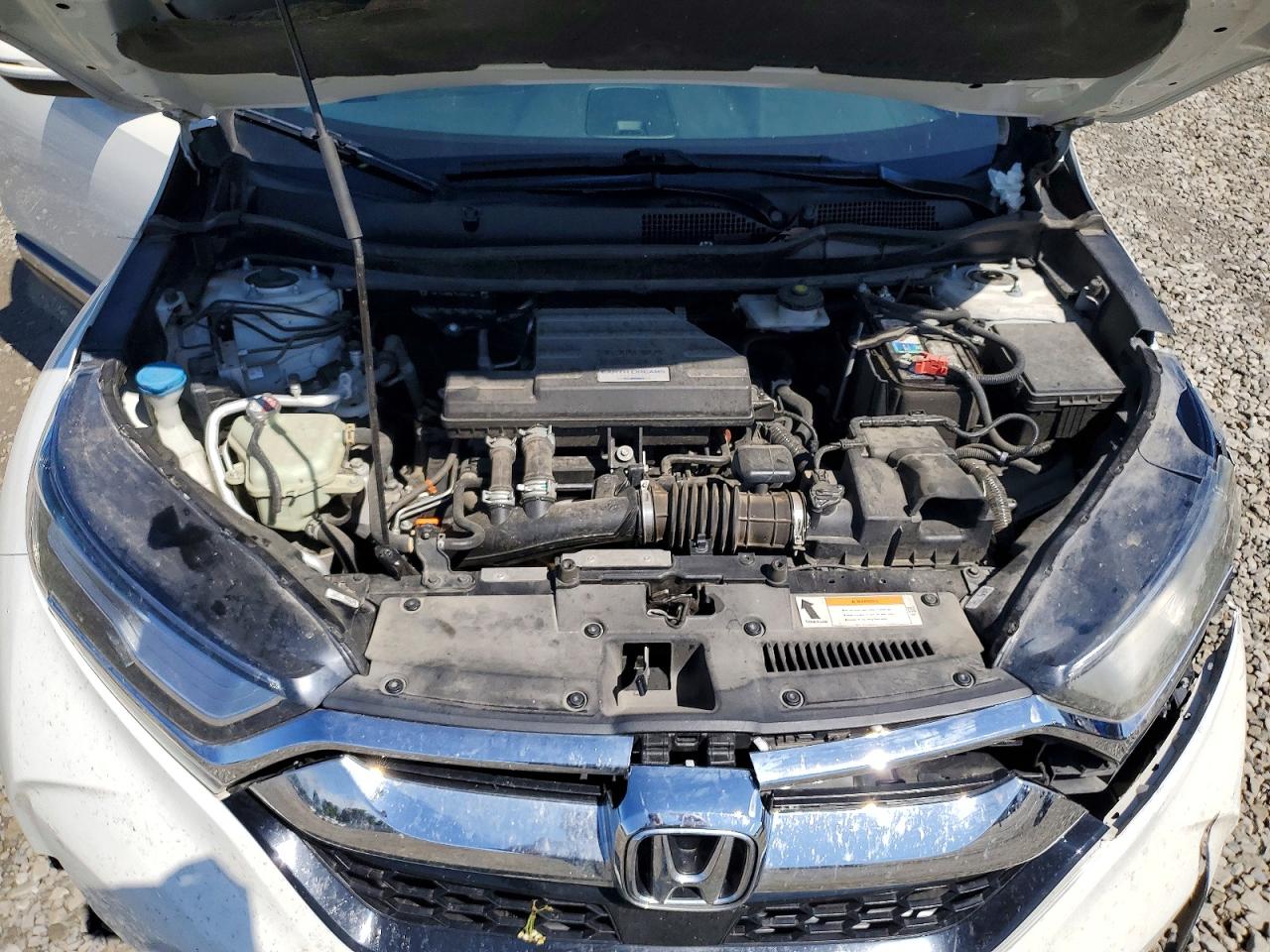 2018 Honda Cr-v Touring White vin: 5J6RW2H95JL026656