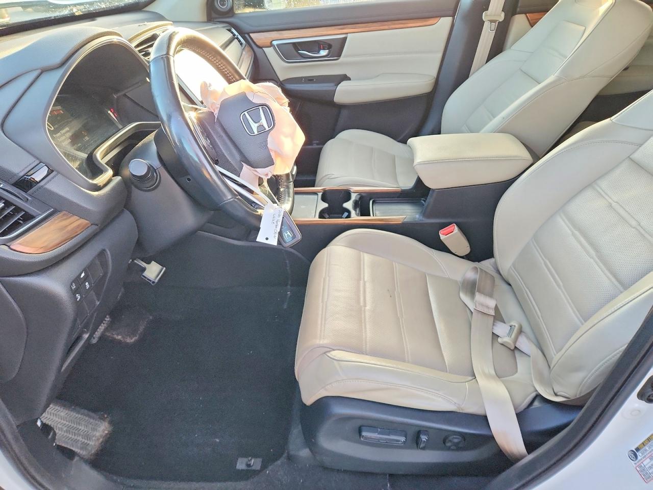 2020 Honda Cr-v Touring White vin: 5J6RW2H99LL007093