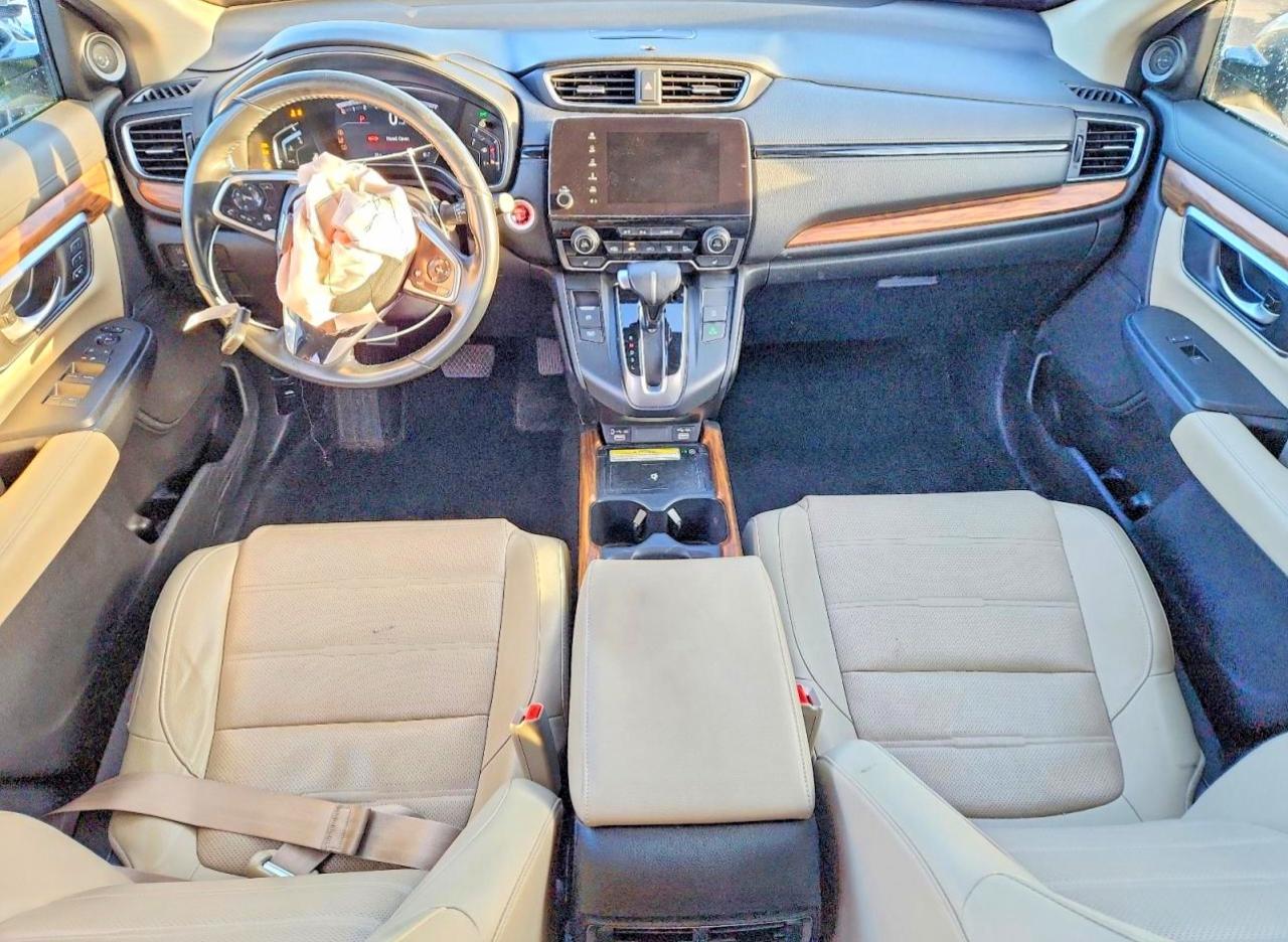 2020 Honda Cr-v Touring White vin: 5J6RW2H99LL007093