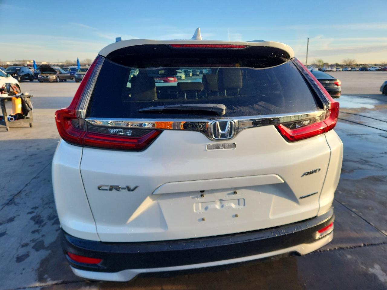 2020 Honda Cr-v Touring White vin: 5J6RW2H99LL007093