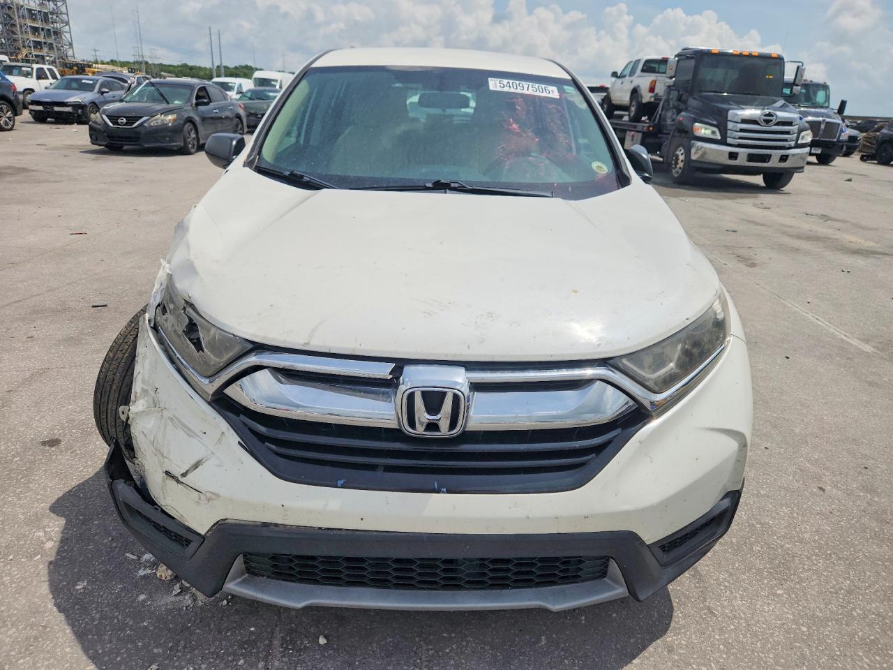 2017 Honda Cr-v Lx White vin: 5J6RW5H31HL005195
