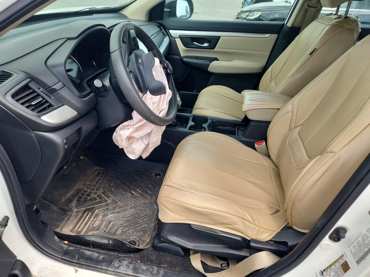 2017 Honda Cr-v Lx White vin: 5J6RW5H31HL005195