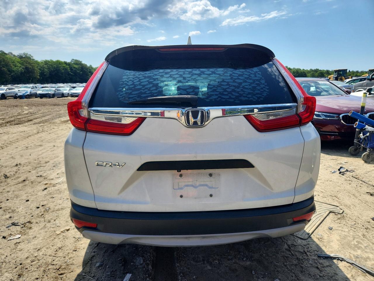 2017 Honda Cr-v Lx Белый vin: 5J6RW5H36HL004558