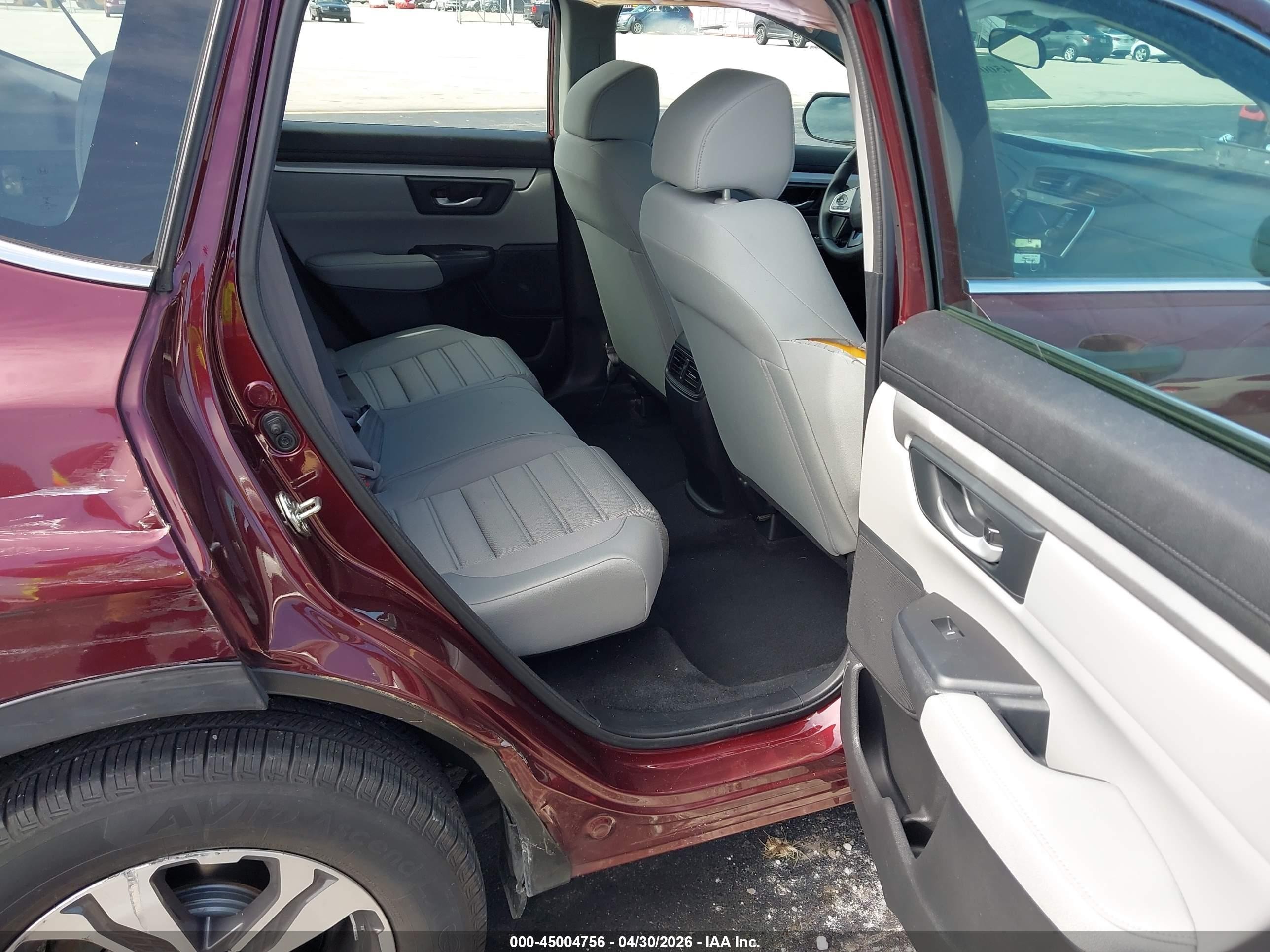 2018 Honda Cr-v Lx Red vin: 5J6RW5H36JL002007