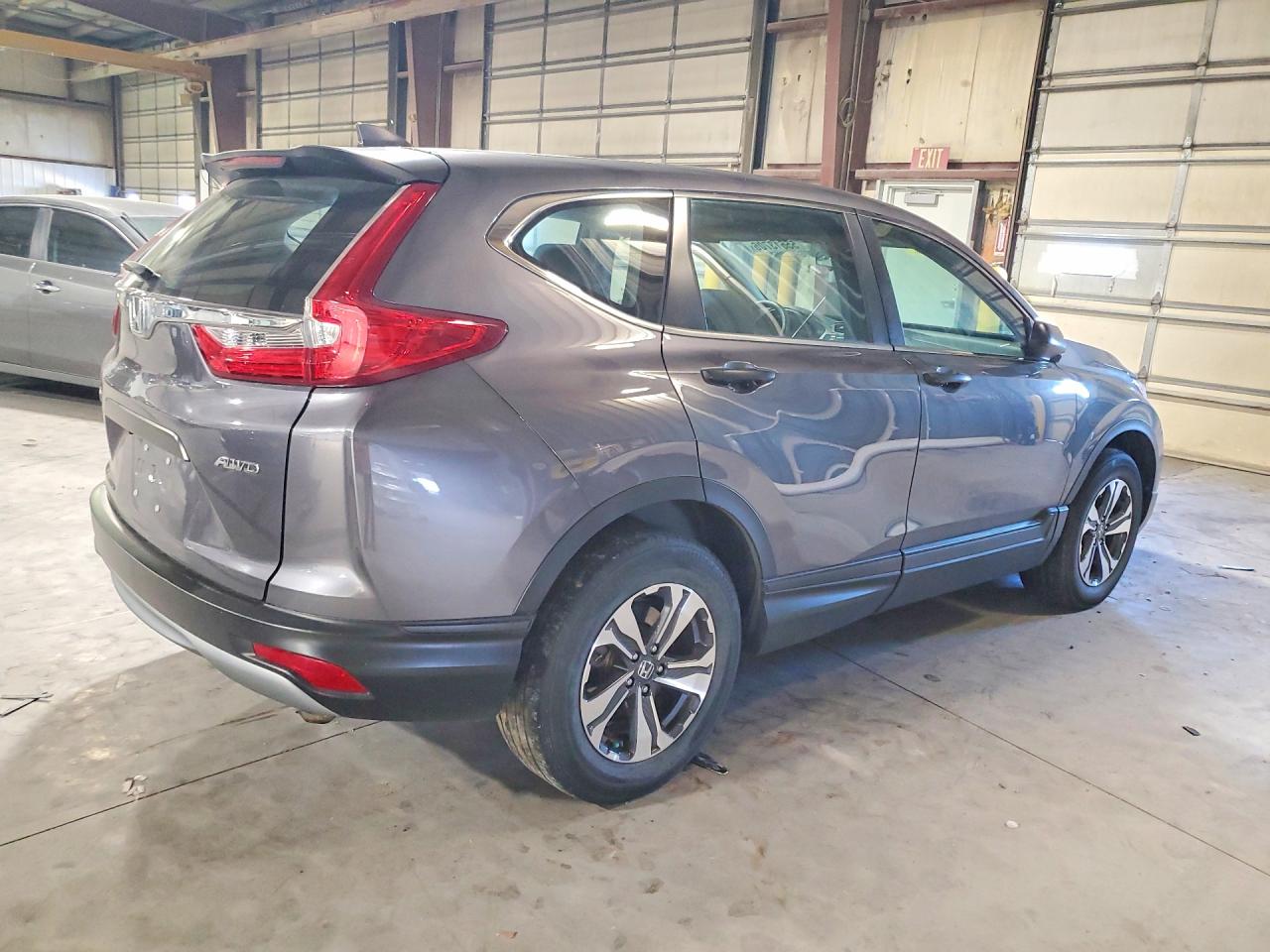2019 Honda Cr-v Lx Gray vin: 5J6RW6H31KL003749