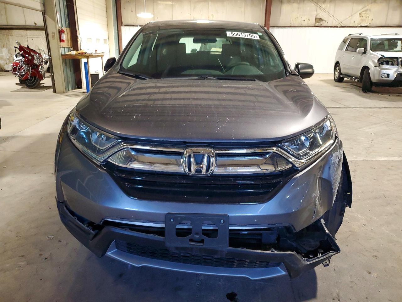 2019 Honda Cr-v Lx Gray vin: 5J6RW6H31KL003749