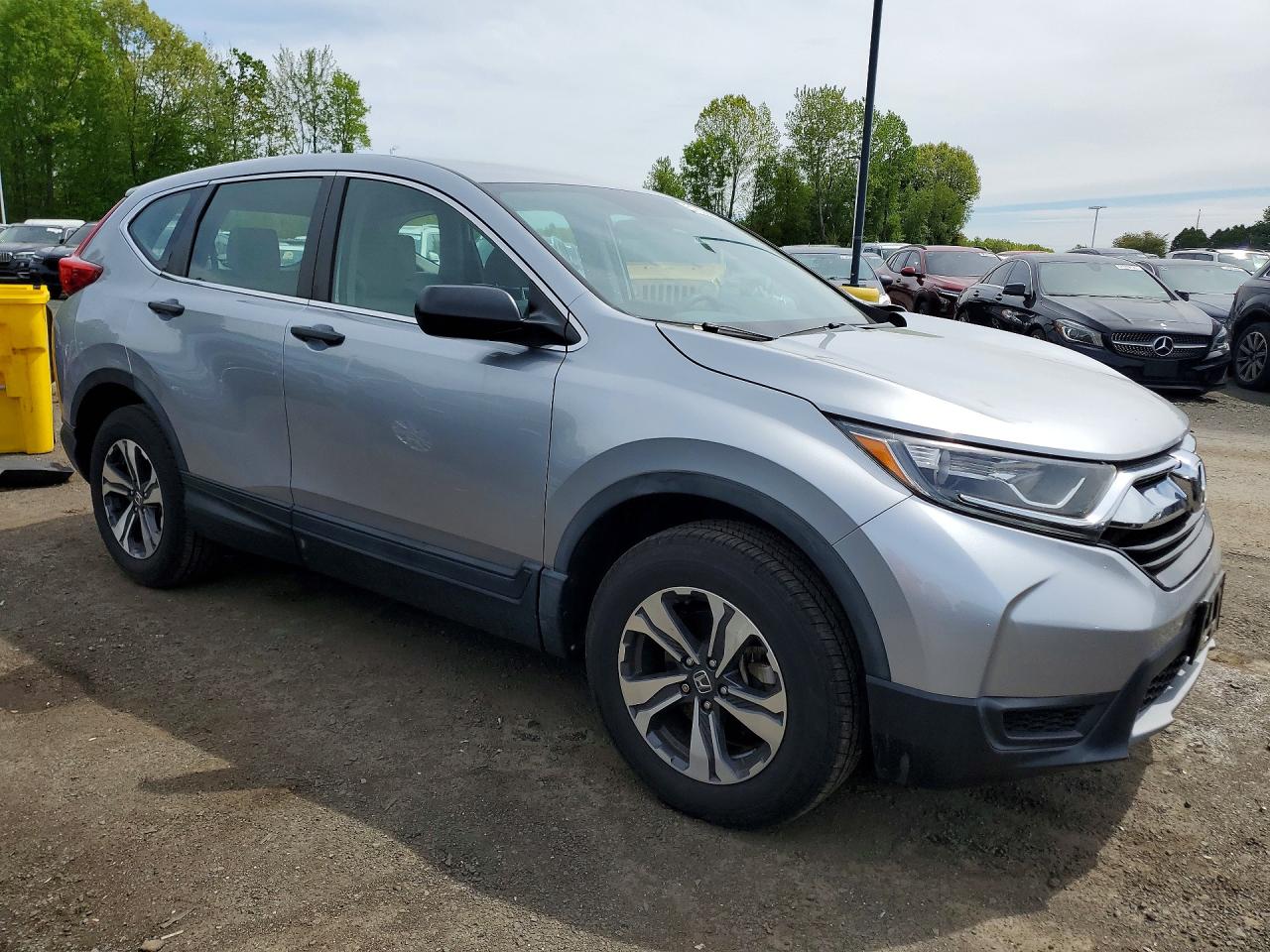 2018 Honda Cr-v Lx Серебряный vin: 5J6RW6H34JL001783