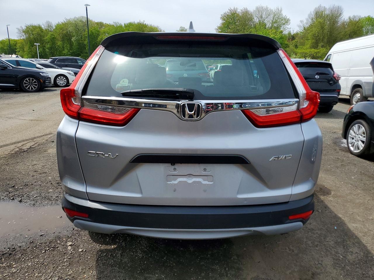 2018 Honda Cr-v Lx Серебряный vin: 5J6RW6H34JL001783