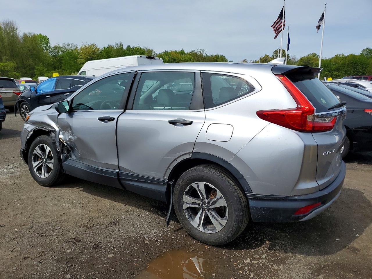 2018 Honda Cr-v Lx Серебряный vin: 5J6RW6H34JL001783