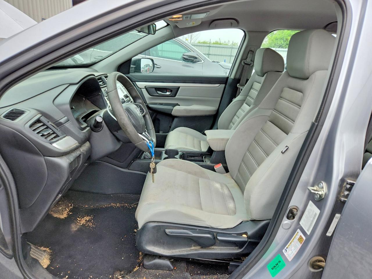 2017 Honda Cr-v Lx Silver vin: 5J6RW6H36HL008499