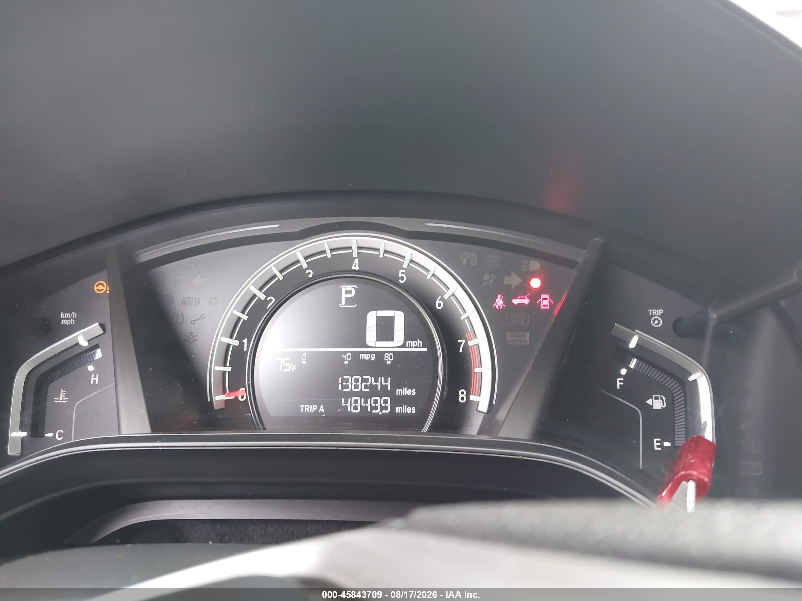 2017 Honda Cr-v Lx Серый vin: 5J6RW6H37HL006700