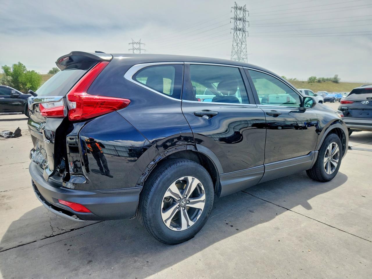 2019 Honda Cr-v Lx Черный vin: 5J6RW6H37KL002640