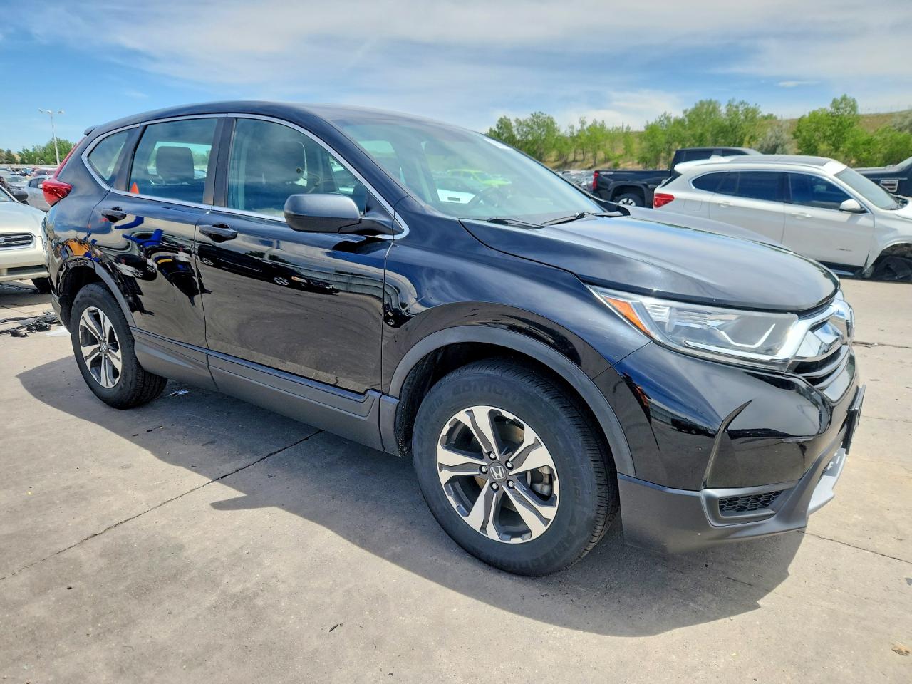 2019 Honda Cr-v Lx Черный vin: 5J6RW6H37KL002640