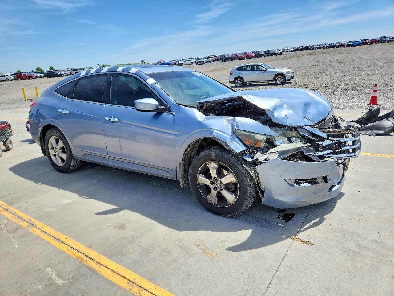 2010 Honda Accord Crosstour Ex Blue vin: 5J6TF1H31AL001135