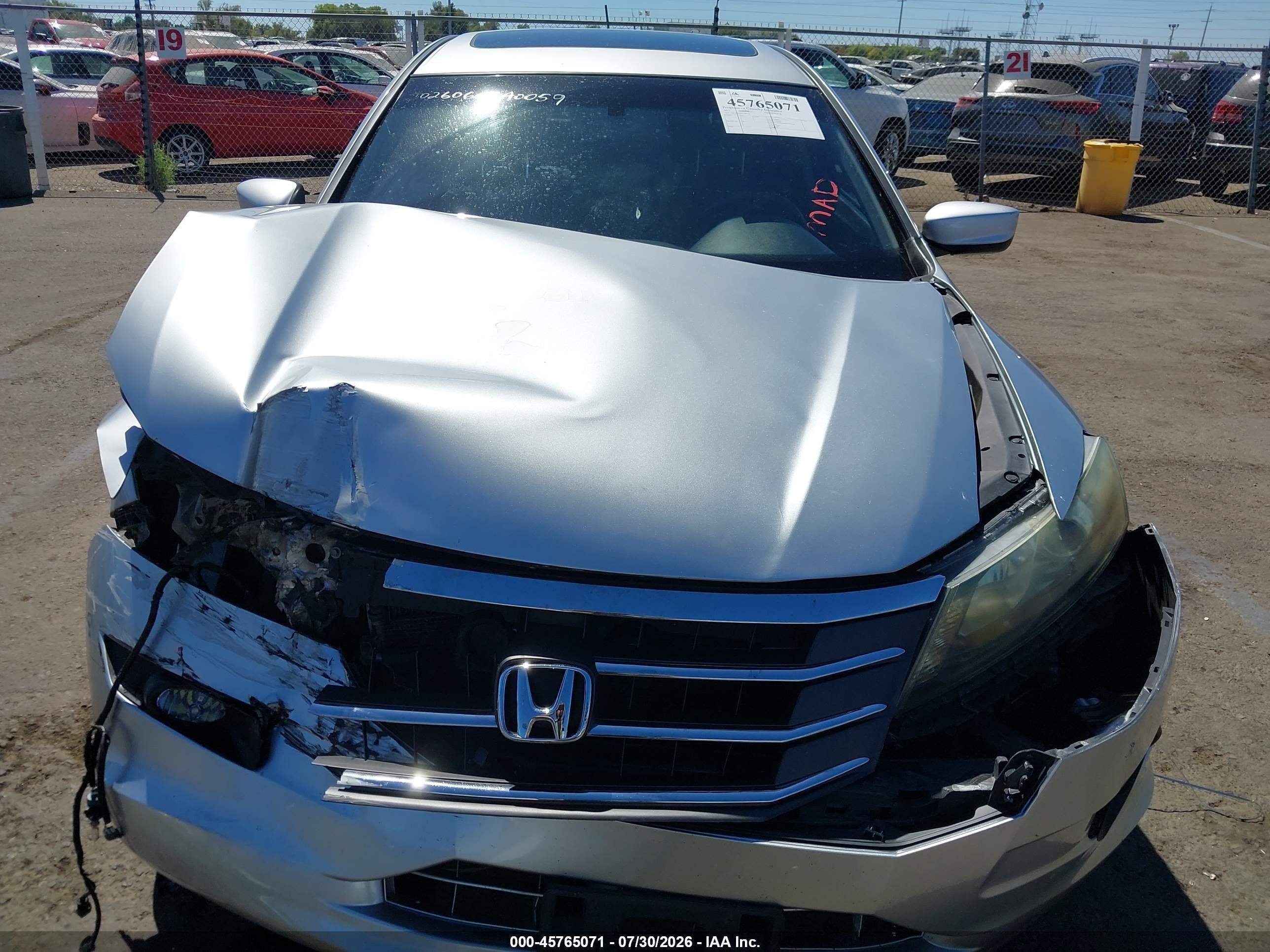 2012 Honda Crosstour Ex Silver vin: 5J6TF1H32CL000174