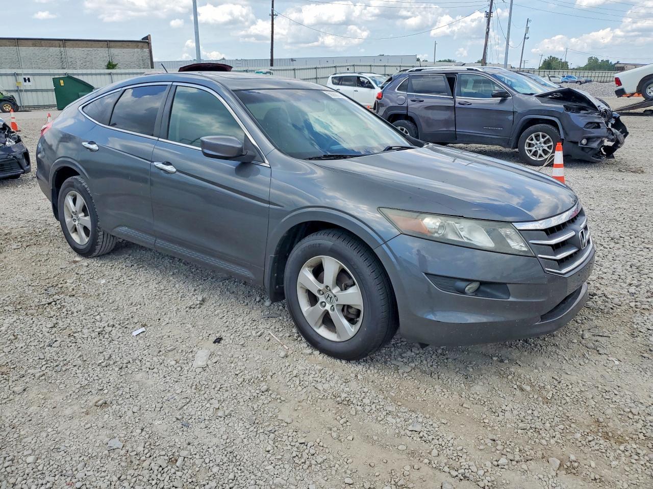 2012 Honda Crosstour Ex Gray vin: 5J6TF1H32CL001504