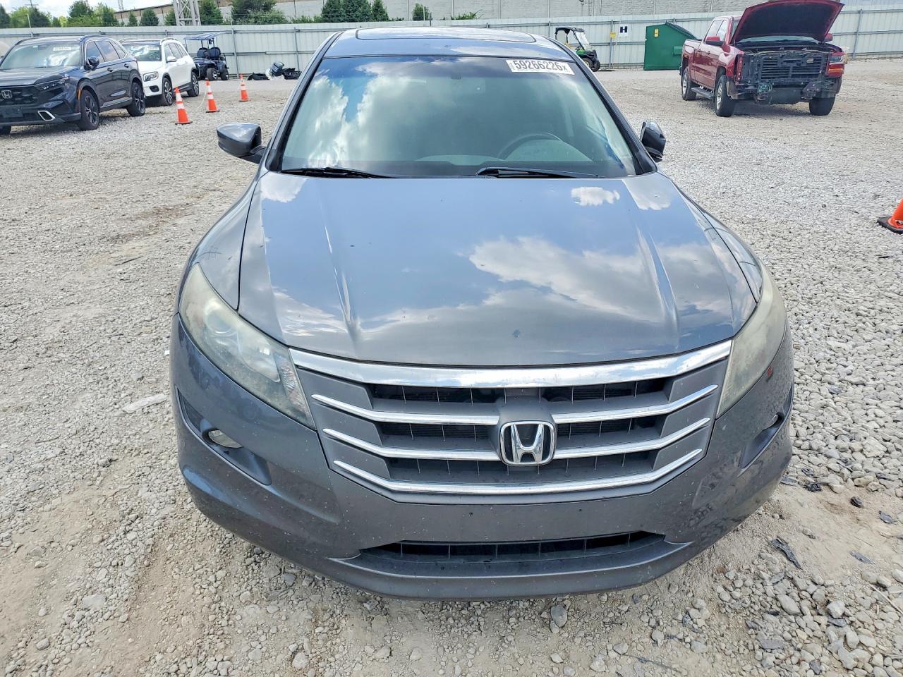2012 Honda Crosstour Ex Gray vin: 5J6TF1H32CL001504