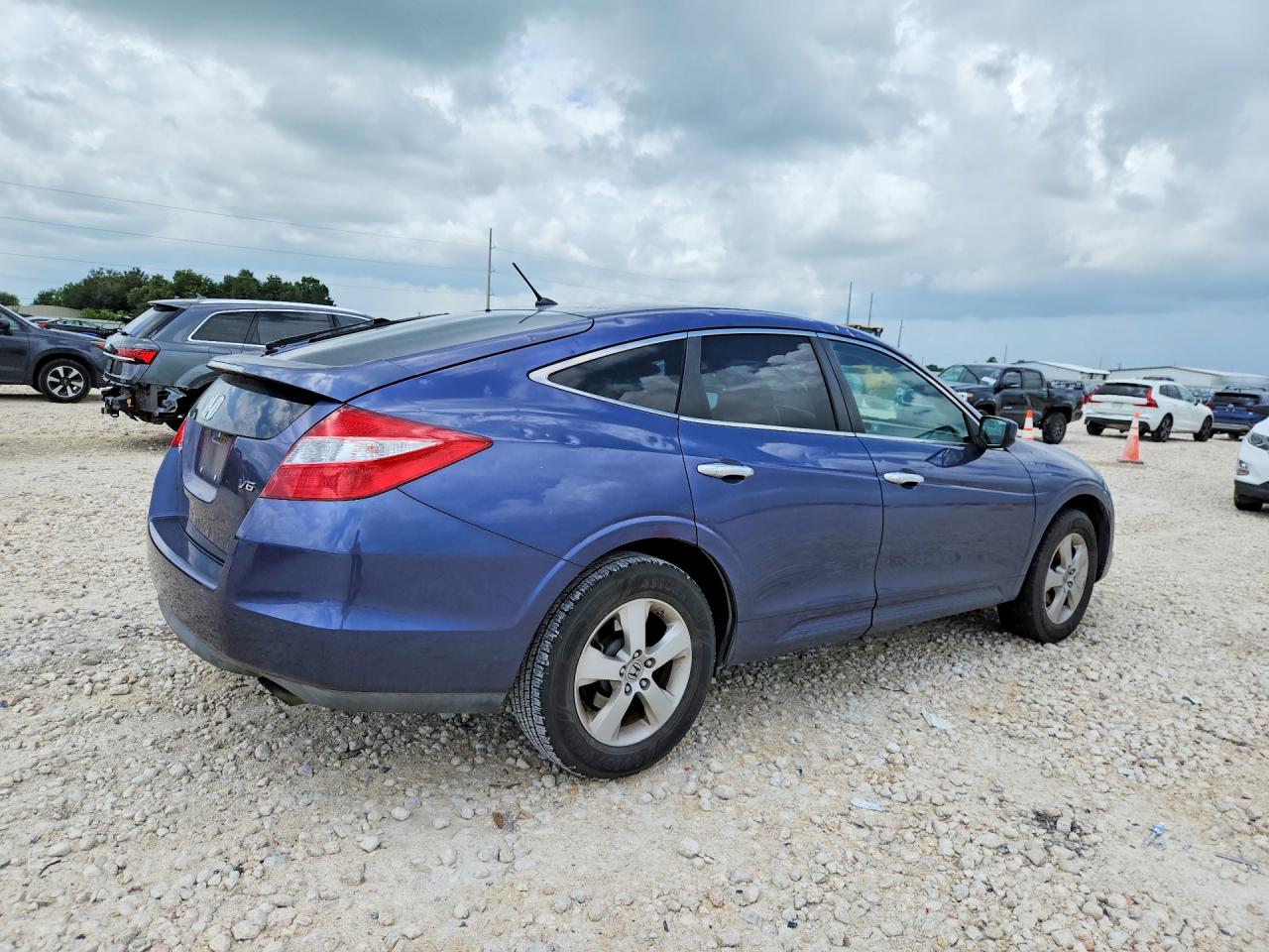 2012 Honda Crosstour Ex Blue vin: 5J6TF1H33CL006548