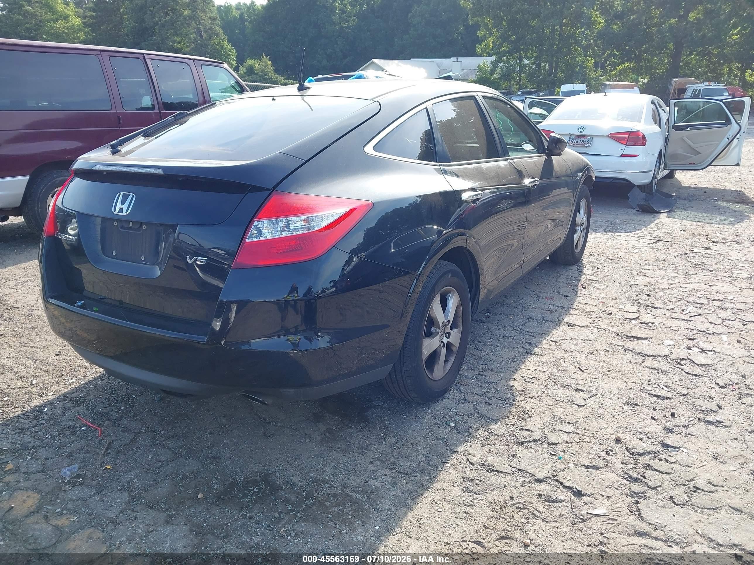 2012 Honda Crosstour Ex Black vin: 5J6TF1H34CL001178