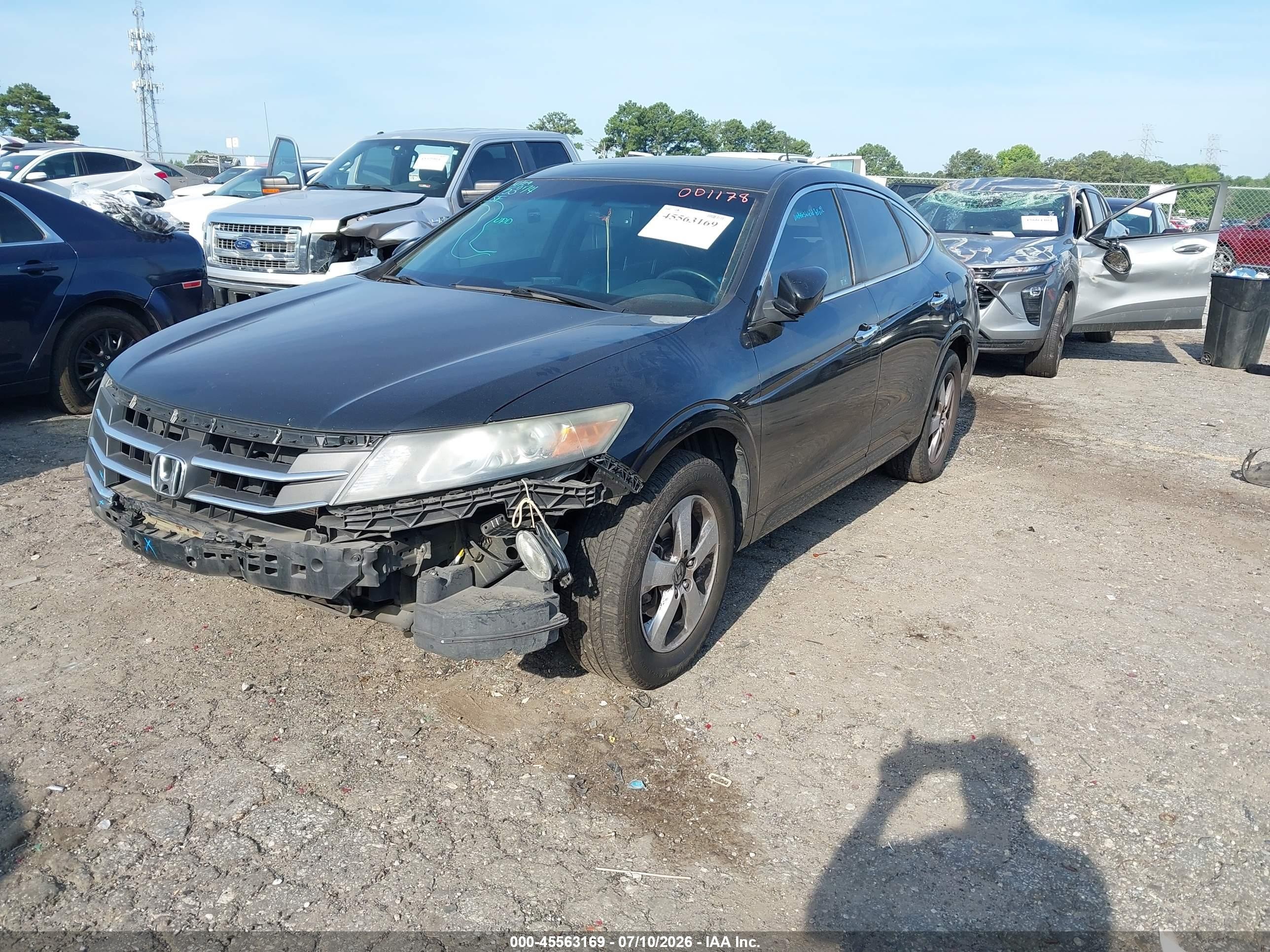 2012 Honda Crosstour Ex Black vin: 5J6TF1H34CL001178