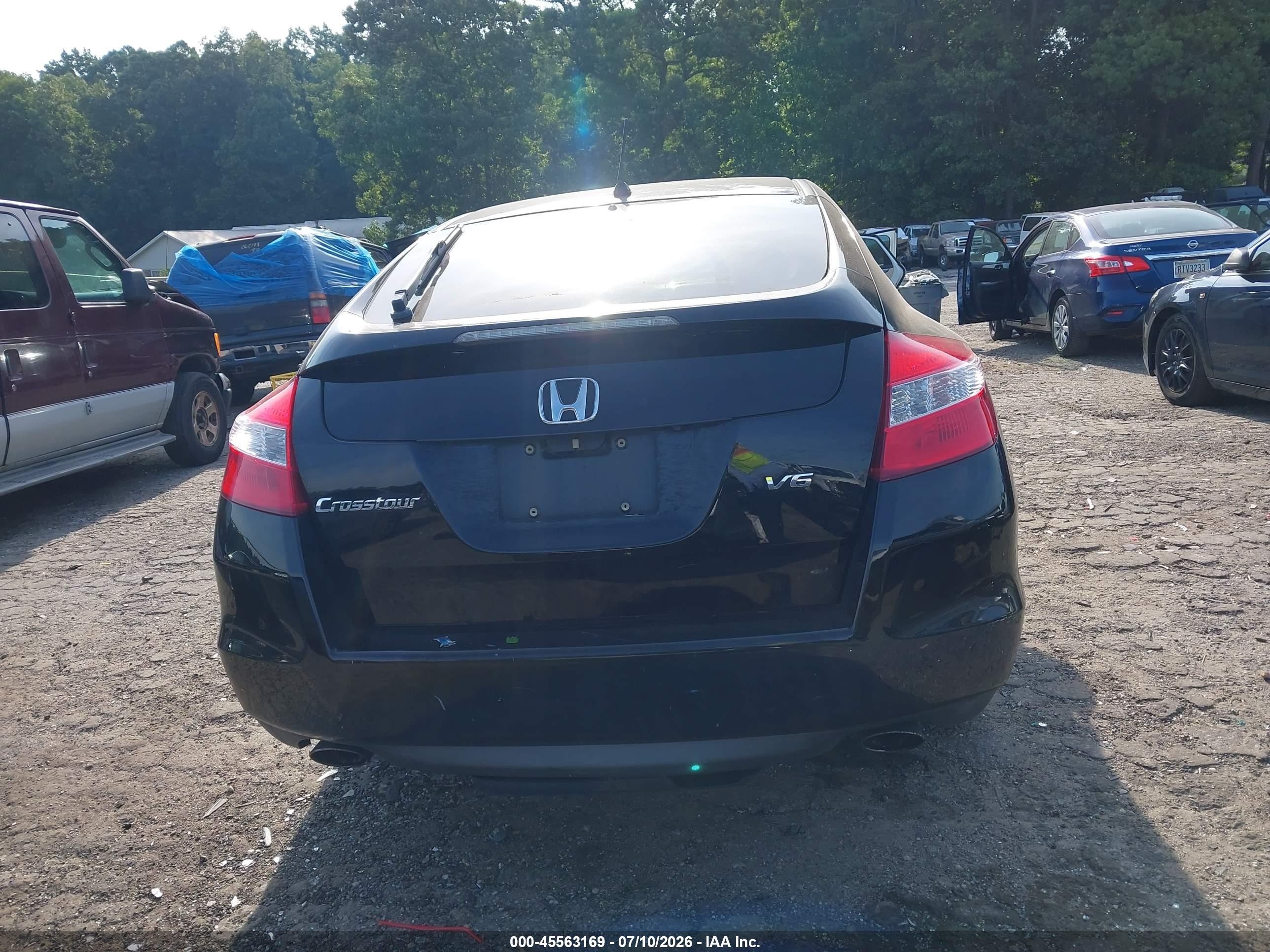 2012 Honda Crosstour Ex Black vin: 5J6TF1H34CL001178