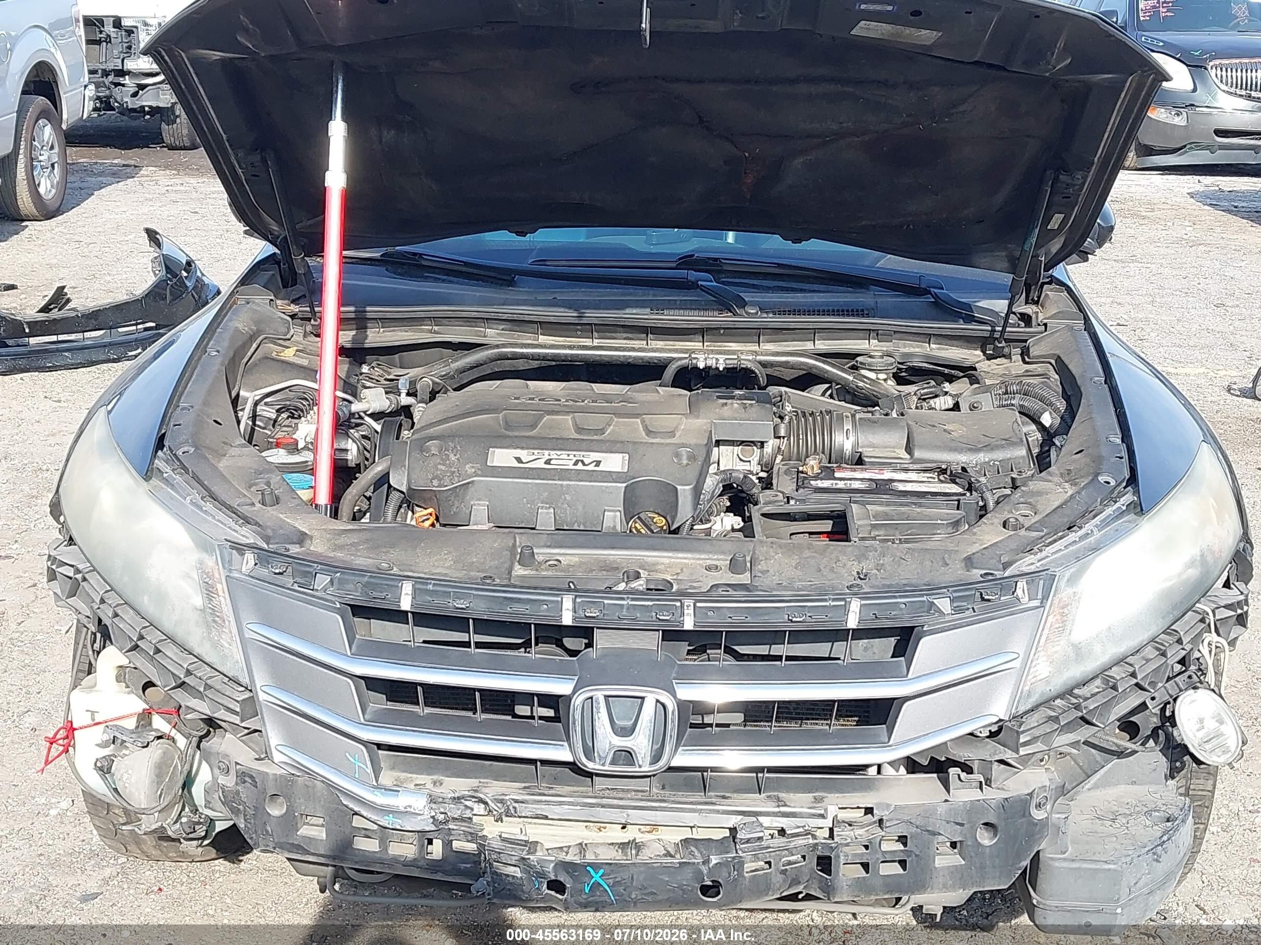 2012 Honda Crosstour Ex Black vin: 5J6TF1H34CL001178