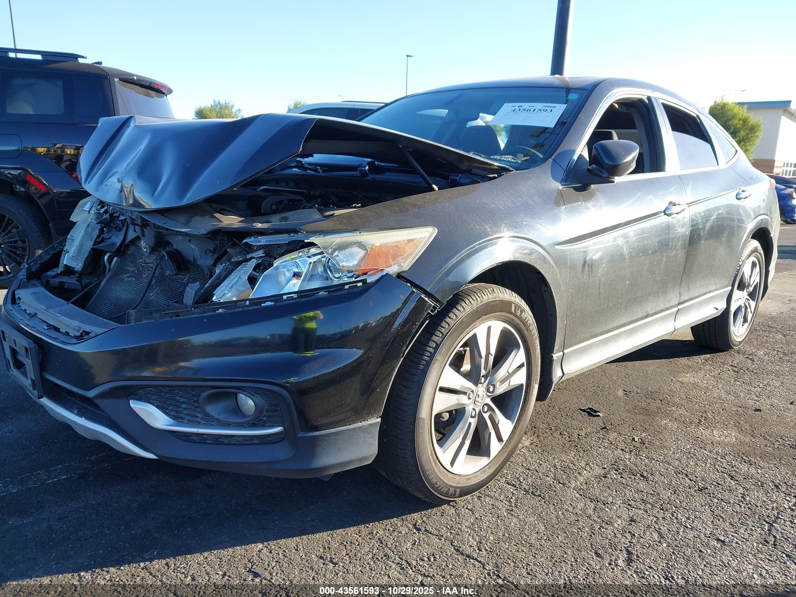 2013 Honda Crosstour Ex V6 Black vin: 5J6TF1H34DL002994