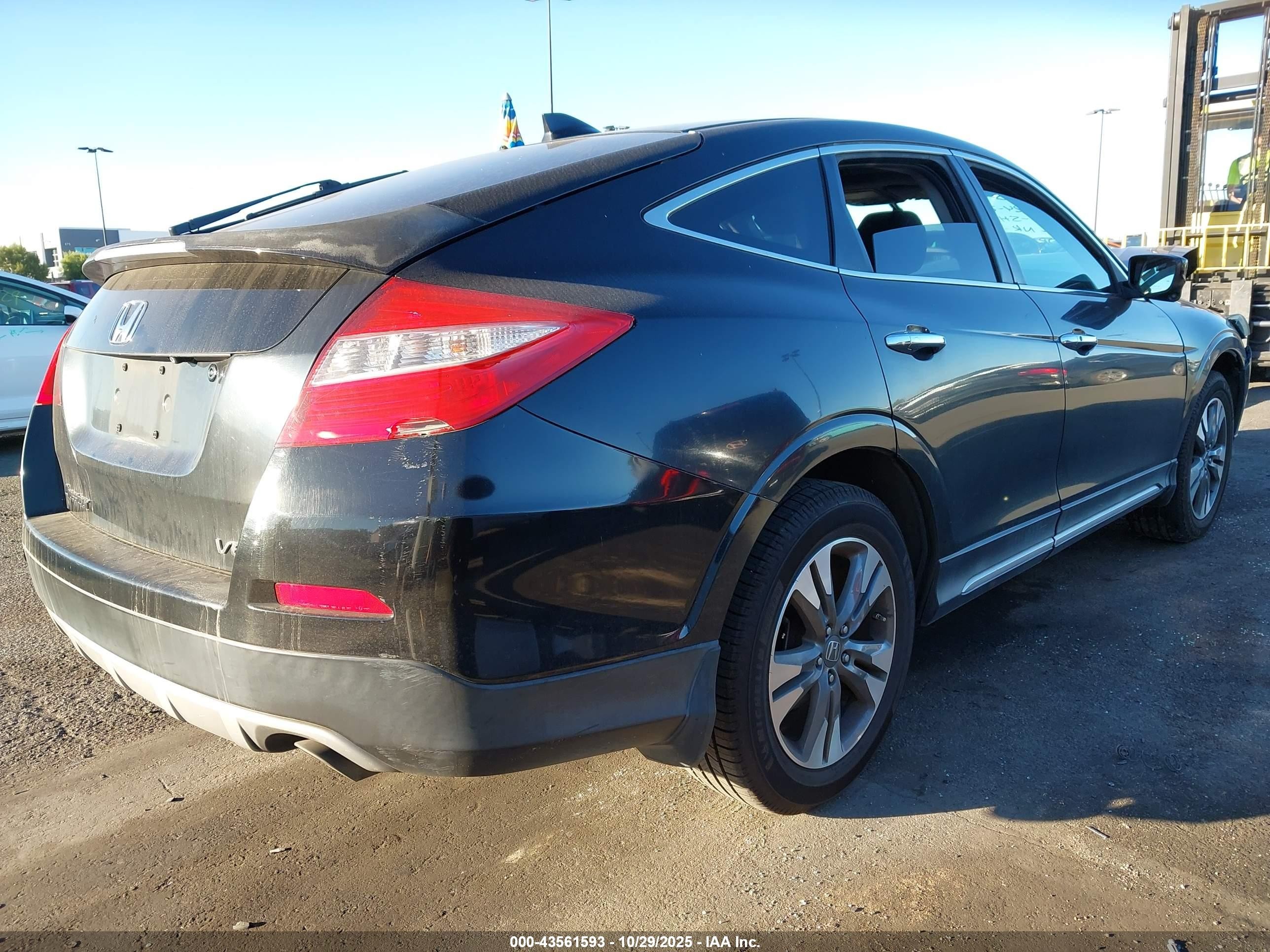 2013 Honda Crosstour Ex V6 Black vin: 5J6TF1H34DL002994